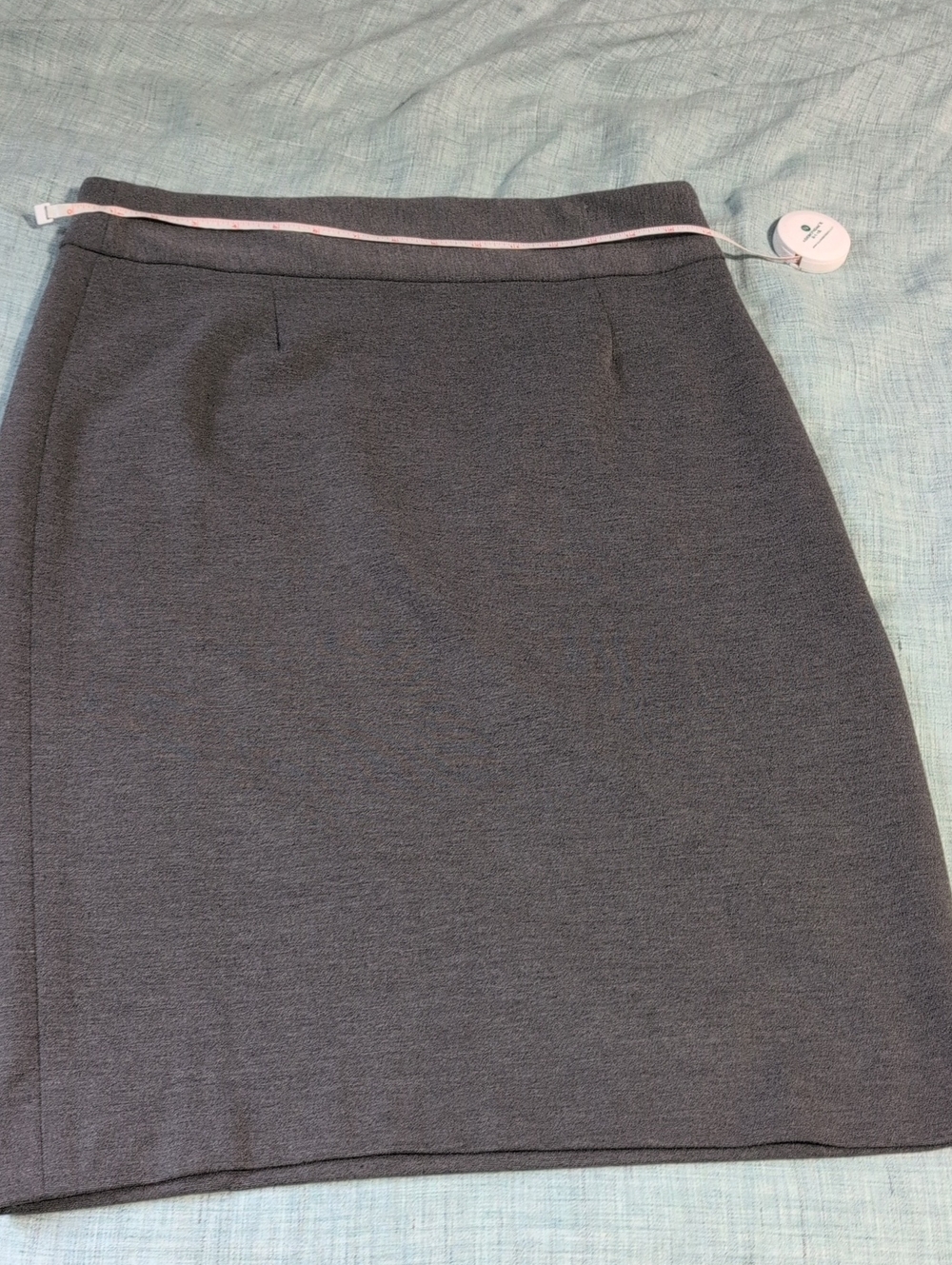 Grace Elements Classic Women's Gray Pencil Skirt